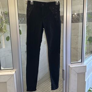 Black jeans with sequins